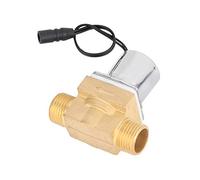 Pssopp Elettrovalvola con Sensore per Orinatoio da Bagno in Rame 6V Valvola di Scarico Automatica G1 2 Sostituzione Universale con 4 Opzionali per la Riparazione di WC Residenziali Commerciali (B