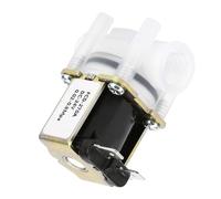 Pssopp Elettrovalvola Normalmente Chiusa da 1/4 di Pollice, Struttura in Plastica DC24V per il Controllo dell'acqua, Facile Montaggio Ideale per Depuratori e Distributori d'acqua