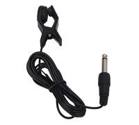Pssopp FA 01 Accordatore Clip On Pickup Microfono A Condensatore Con Spina Da 6,35 Mm Cavo Da 230 Cm Timbro Ampio Buona Riduzione Per Chitarra Violino Ukulele Accordatura Vocale