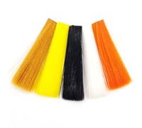 Pssopp Fibre per Costruzione Mosche Secche, 5 Pezzi 5 Colori | Materiale in Nylon Sintetico Affusolato, galleggiabilità a Prova di Acqua, per Banchi di Pesca a Mosca con Flussi di Trote
