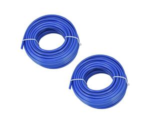 Pssopp Filo di Nylon Rotondo per Decespugliatore da 4 Mm Accessori per Tosaerba Blu per e 10 M Attrezzo da Esterno (10 m / 32,8 Piedi)