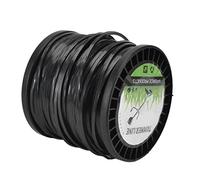 Pssopp Filo per Decespugliatore a Corda Tondo, Nylon da 3,3 Mm, Silenzioso, Alta Efficienza di Taglio per la Maggior Parte dei Tosaerba e Decespugliatori (50M)