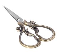 Pssopp Forbici Retro per Ricamo, Ergonomiche in Acciaio Inox 10,4 Cm | Vintage Strumento per Cucito e Rifinitura di Bellezza, Lama Affilata Resistente Alla Ruggine, Design Leggero per Ridurre
