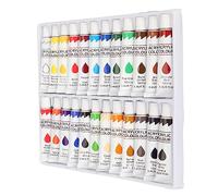 Pssopp GOUACHE ACRILICO 24 COLORE SET COLORE LIVESSO, COPERCHIO SOLTRE PER PITTURA PIETRO