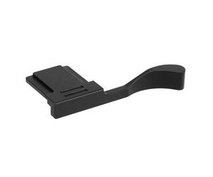 Pssopp Impugnatura per Pollice della Fotocamera, Supporto per Poggiapollice con Slitta Calda in Lega di Alluminio con Design Ergonomico, per Fotocamere X100VI X100V X100F XE3 XE4 (BLACK)
