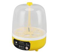 Pssopp Incubatrice per 4 Uova, Controllo Automatico dell'Umidità della Temperatura, Mini Schiusa per Pollame per l'Istruzione Domestica, Alimentazione USB, Ideale per Bambini e Famiglia (Svolta