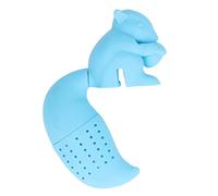 Pssopp Infusore per tè Scoiattolo Colino da tè Scoiattolo Filtro per Silicone Alimentare Resistente Al Calore Fino a 250 ℃ con Facile Pulizia Lavabile in Lavastoviglie per (BLUE)
