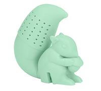 Pssopp Infusore per tè Scoiattolo Colino da tè Scoiattolo Filtro per Silicone Alimentare Resistente Al Calore Fino a 250 ℃ con Facile Pulizia Lavabile in Lavastoviglie per (GREEN)