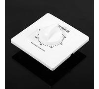 Pssopp Interruttore Timer per il Conto Alla Rovescia, Timer Meccanico Programmabile per Pompa Scaldabagno con Ventola con Controllo di 30-120 Minuti Funzionamento Semplice Tramite Manopola (#3)