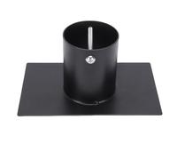 Pssopp Kit Adattatore di Grondaie, Installazione della Catena di Pioggia in Metallo con Bullone per Un Facile di Montaggio e Drenaggio dell'Acqua (Black)