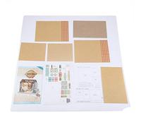 Pssopp Kit Casa Fai-da-te in Miniatura per Cottage in Legno con Luci a LED per Regali di Compleanno per Bambini Decorazione Domestica, Lampade a LED da 2 Pezzi Creano Un'atmosfera