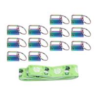 Pssopp Kit Hardware Portachiavi da 12 Pezzi, Portachiavi, e Clip con Ciondoli con e Rotolo di Nastro Chiusura a Scatto per Cordino da Polso Realizzazione di Progetti di Cucito da 12 Pezzi (Clip
