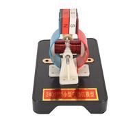 Pssopp Kit Modello Motorio Elettrico DC Fai-da-te, Kit di Fondamenti Scientifici per Coltivare le capacità di Apprendimento Pratico per i Bambini Dai 8 Anni, Realizzati in Plastica e Rame Premium,