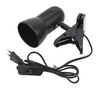 Pssopp Lampada da Lavoro a Morsetto a LED, Lampada a Clip con Lunghezza del Cavo di 4,3 Piedi Base E27 Standard Testa Girevole a 360 Gradi Spina Europea 85-265 V per Camera da Letto