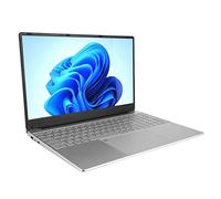 Pssopp Laptop da 15,6 Pollici, per Laptop Portatile 11 IPS HD 1920x1080 Sblocco Impronte Digitali 16G 512G per Ufficio (16+512G Spina Europea Massimo 30 W)