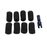 Pssopp Lavapavimenti per Coda in Spugna per Piscina 8 Pezzi Sostitutivi per Lavapavimenti per Piscina, 4,7x6,86 Cm per Coda in Spugna in Nylon per Sostituzioni Tubo per Spazzata per per 380 360 280