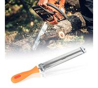 Pssopp Lima per Affilare la Motosega da 4,8 Mm, Design in Metallo, Impugnatura Ergonomica, Strumento Durevole per Falegnami e Giardinieri