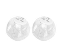 Pssopp Luci per Piscina Galleggianti da 2 Pezzi, Prodotti per l'illuminazione Palline Gonfiabili da 13,78 Pollici con Luci a Stringa LED Impermeabili IP68 per Decorazioni per Feste in Giardino per