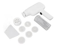 Pssopp Macchina per Pasta Elettrica, Macchina per Pasta Portatile con 6 Stampi, per Efficiente e Facile da Pulire per la Casalinga