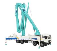 Pssopp Mini Camion con Pompa per Calcestruzzo in Scala 1:55, Modello in Lega per Bambini con Dettagli Realistici e Caratteristiche Funzionali per il Gioco e la Raccolta