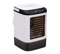 Pssopp Mini Condizionatore Portatile con 3 velocità, 2 modalità di Nebulizzazione, Serbatoio Dell'acqua da 900 Ml, Contenitore per il Ghiaccio Rimovibile, a Basso Rumore, per Auto,