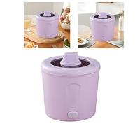 Pssopp Mini Fornello Elettrico Portatile per Noodle da Viaggio con Pentola Calda con Design per Cucinare nel Dormitorio degli Studenti (PURPLE)