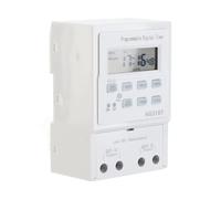 Pssopp Mini Interruttore Timer Programmabile CA 220 V, Controllo Ad Alta Precisione, 16 Gruppi di Temporizzazione, Display LCD Intuitivo per Uso Domestico e in Ufficio
