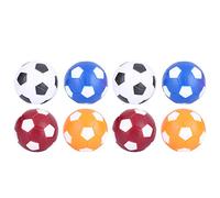 Pssopp Mini Pallone da Calcio da Tavolo 8 Mini Palloni da Calcio da Tavolo Colorati, Set Durevole e Aggiornato Grandi Giocattoli e Regali Palline di Plastica Luminose per Bambini Divertimento