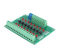 Pssopp Modulo di Isolamento Ottico, Scheda Convertitore di Segnale PLC Accoppiatore Ottico a 8 con Ingresso Segnale Differenziale Anodo Comune, Catodo, per la Conversione del Livello