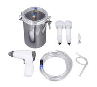 Pssopp Mungitrice Elettrica Automatica, Macchina da Mungitura Portatile in Acciaio Inox per Capre e Pecore, con di Pulsazione, Uso Domestico