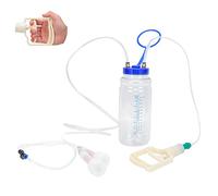 Pssopp Mungitrice per Capre Manuale Mungitrice per Capre Manuale per Portatile con Bottiglia Trasparente da 2 Litri in Plastica per Alimenti per 1-3 Pecore a Casa (doppia faccia)