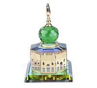 Musulmano di Dorato al-aqsa moschea Modello in Miniatura Islamico Arredamento per la tavola casa Pezzo Forte architettura Islamica Artigianato Souvenir Desktop Decor