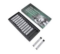 Pssopp Pastelli VIFS per Disegno Artistico, Gioco di Torta Quadrata a 12 Camere, Applicazione Versatile per gli Schizzi dei Graffiti (BLACK)