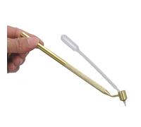 Pssopp Penna per Pittura a Fine, Penna per Dettagli in Alluminio con Punta di Precisione per Calligrafia Artistica e Progetti Creativi di Ritocco (0,4 mm)