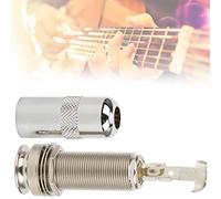 Pssopp Perno Terminale per Chitarra, Placcato in Rame con Alta sensibilità per Pickup Fai-da-te e Collegamento Cinghia, 1/4 Pollici Adatto per Chitarre Acustiche