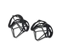 Pssopp Picchetti da Antineve per Scarpe, Protezione Professionale Molle in Acciaio Inox per Scarpe, Protezione Professionale Molle in Acciaio Inox con Cinghie Elastiche in Gomma per Ghiaccio