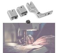 Pssopp Piedino per Arricciatura, Piedino per Arricciare in Acciaio, Resistente per Tessuti Spessi e Sottili, Compatibile con la Maggior Parte delle Macchine da Cucire Industriali