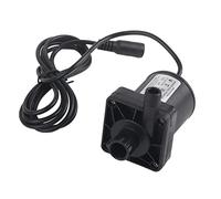 Pssopp Pompa Sommergibile DC, Mini Motore Brushless Silenzioso 12V 18W 800 L/h, con Accessori di Installazione, per Fontana Giardino Aquaponics per Pesci D'acquario