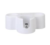 Pssopp Porta del Portafilter del caffè, Stazione di Distributore di Manomissione del caffè con Schermo Disco per Baristi Professionisti (WHITE)