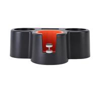 Pssopp Porta del Portafilter del caffè, Stazione di Distributore di Manomissione del caffè con Schermo Disco per Baristi Professionisti (BLACK)