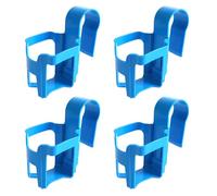 Pssopp Porta della Tazza da Piscina Durevole con Gancio, Supporto per Bevande Fuori Terra Multifunzionale, Facile da Installare su Superfici Verticali, Supporto per Piscina a 4 Set per Divertimento