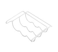 Pssopp Portabottiglie da Frigorifero, Ripiani Portaoggetti da Cucina in Ferro per Ripiani da Cucina, 13,0 X 12,4 X 4,5 Pollici