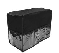 Pssopp Protettore della Macchina da Cucire, Due Mesh e Tasche Anteriori Progettano Copertura Polvere di Polvere di Cucitura Interna a Prova di Acqua per la Maggior Parte degli Standard (BLACK)