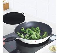 Pssopp Protettore Elettrico Resistenza Ad Alta Temperatura Tappetino Isolato per il Pentola a Induzione, Cuscinetto Generale a Scopo Generale del Silicone per la Maggior Parte dei Pannelli (Circolare)