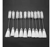 Pssopp Pulizia Efficiente, Materiale Durevole, Design a Doppia estremità, Spazzola per Macchina da Cucire, Set di Pennelli per Pulizia in Nylon da 10 Pezzi, per Macchina da Cucire, Tastiera e Angolo