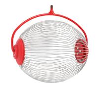 Pssopp Raccoglitore di Noci, Raccoglitore di Frutta con Scarico Laterale in Acciaio Inossidabile Adatto per Noci, Castagne, Mele Cadute, Giocattoli per Bambini (S)