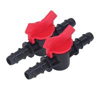 Pssopp Raccordo per Valvola Valvola di Flusso 2 Pezzi Raccordo per di Controllo del Flusso, ABS Regolatore di Arresto dell'acqua Interruttore Regolatore Set di Accessori per Pompa per Acque Reflue