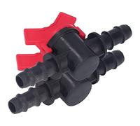 Pssopp Raccordo per Valvole Manuali, Regolatore di Arresto dell'acqua in ABS Interruttore Regolatore Set di Accessori per Pompa per Acque Reflue della Piscina e di Irrigazione Valvola di Controllo