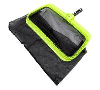 Pssopp Rete per Skimmer per Foglie per Piscine, Rete per Skimmer Profonda a Maglia Fine da 17,32 Pollici con Manico Rimovibile, Borsa Profonda da 13,78 Pollici, Telaio Leggero in PP per Piscine