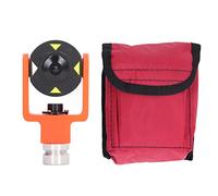 Pssopp Riflettore Rivestito in Rame con Mini Prisma 25,4 Mm con Staffa a Gancio a S a Laterali per Rilievi e Costruzioni Ingegneristiche